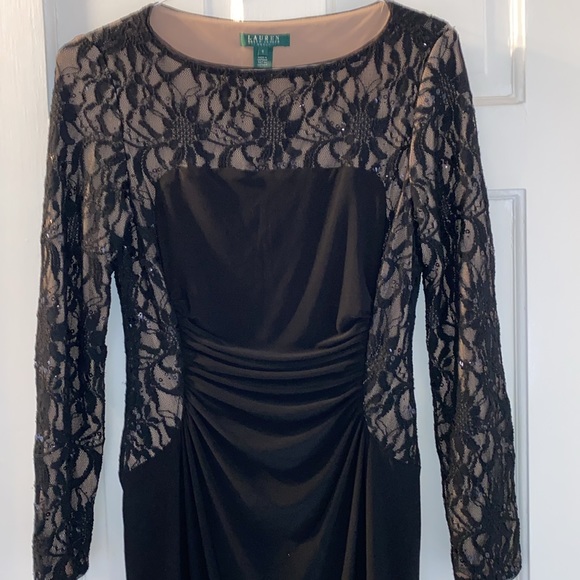 Ralph Lauren size 6 black dress - Picture 2 of 4